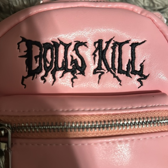 Dolls Kill pink mini backpack - Picture 5 of 5